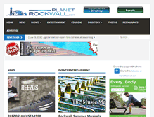 Tablet Screenshot of planetrockwall.com